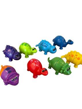 Snap-n-Learn Matching Dinos Learning Resources Dinosaur 16 Piece Color Match Set